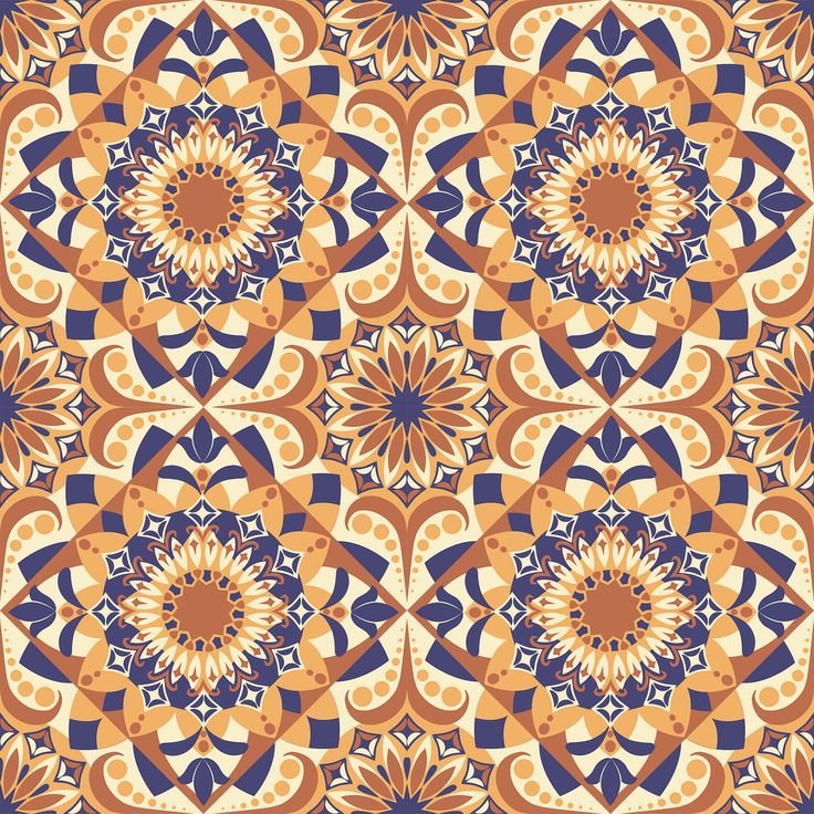 Восточный геометрический орнамент