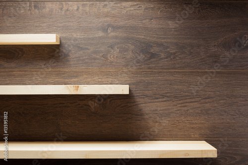 Текстура деревянной полки