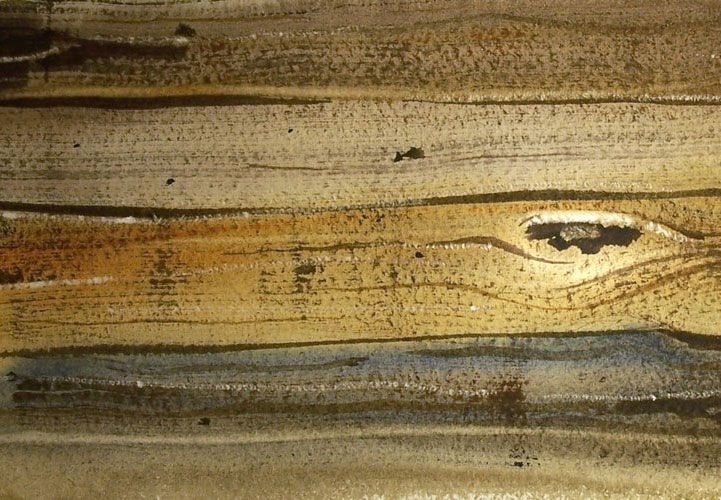 Фактура дерева акварелью