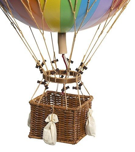 Воздушный шар с корзиной
