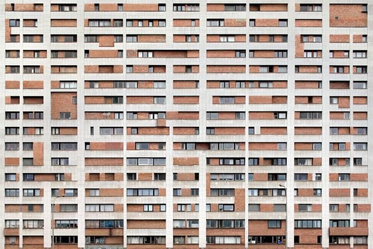 Панельный дом фасад