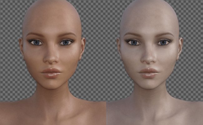 Лицо для Daz Studio