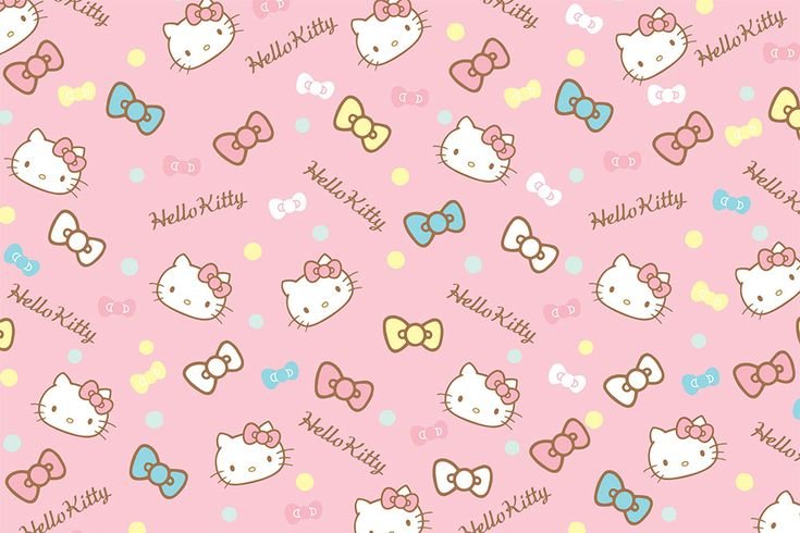 Упаковочная бумага с Хеллоу Китти
