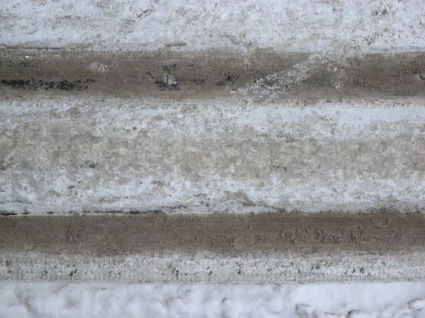 Текстура снежной дороги