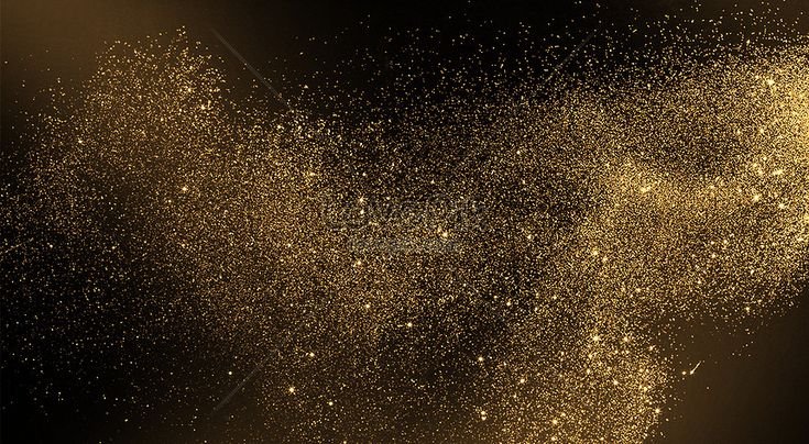 Золотистые блестки