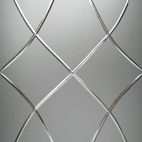 Матовое стекло с алмазной гравировкой