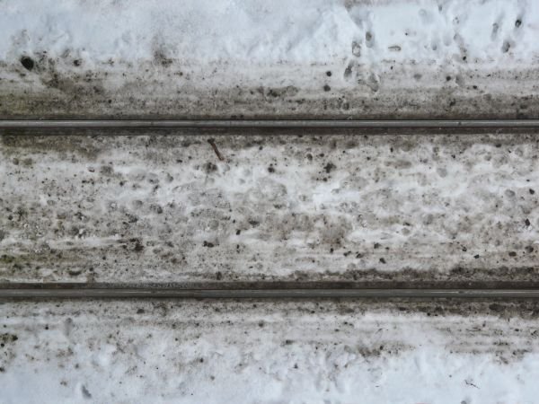 Заснеженная дорога текстура