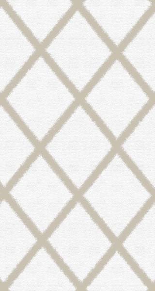 Зеркало серебро Фуджи белые ромбы GM-6096