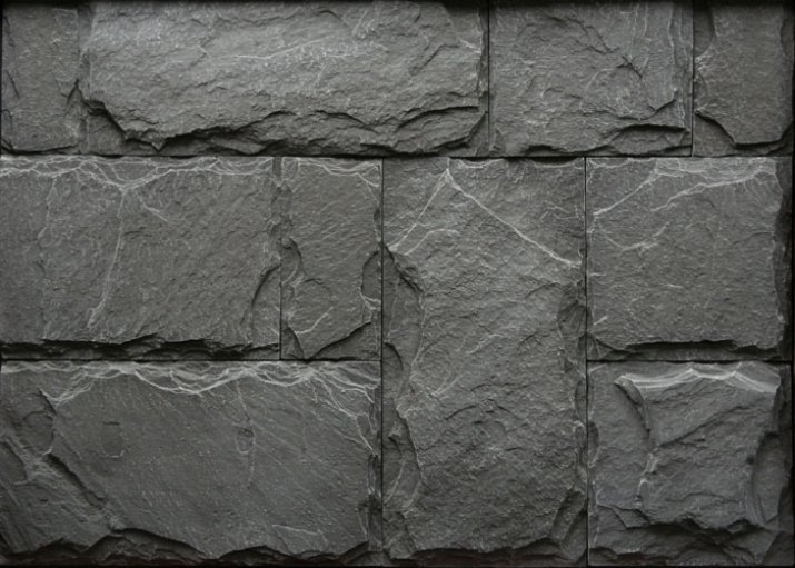 Облицовочный камень серый