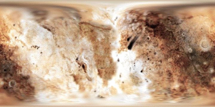 Текстура планеты Плутон