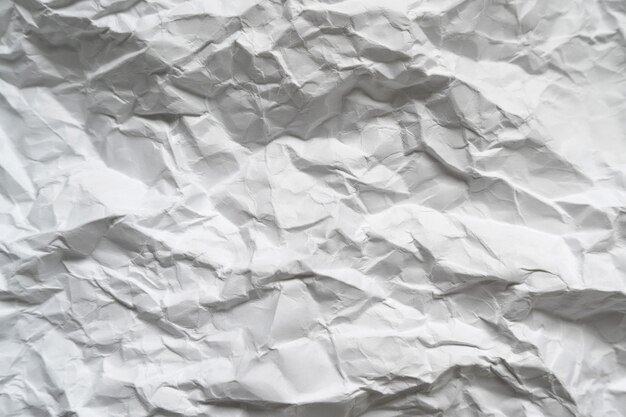 Белая мятая бумага