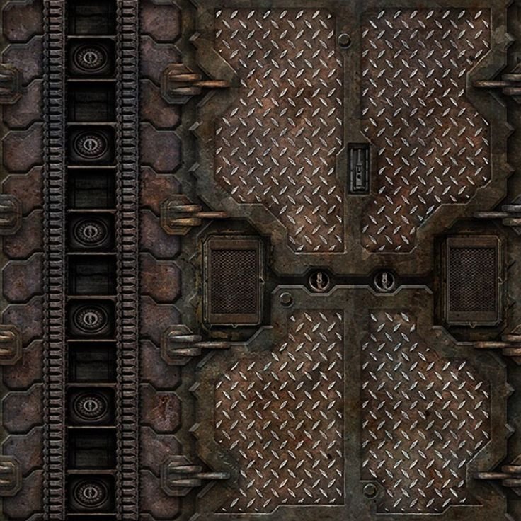 Текстура железной двери