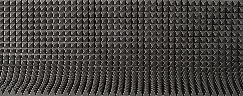 Шумоизоляция стен поролон пирамида