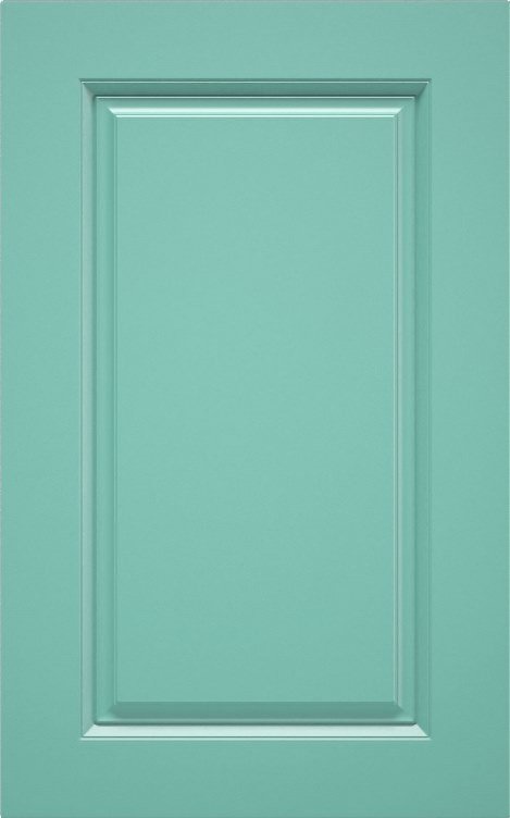 Фасады классика RAL 5024 патиной