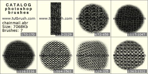 Кисть Кольчуга для фотошопа