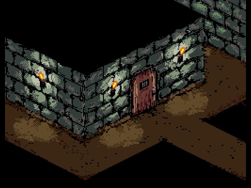 Пиксельное подземелье 2д
