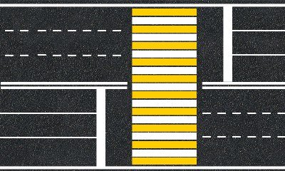 Разметка 1.14.1 пешеходный переход