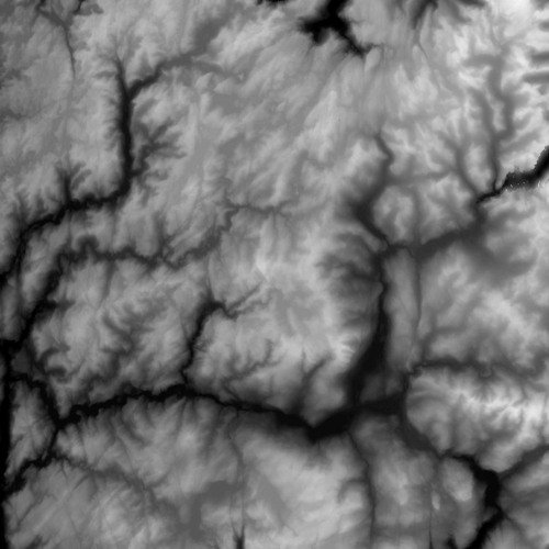 Heightmap Terrain Map
