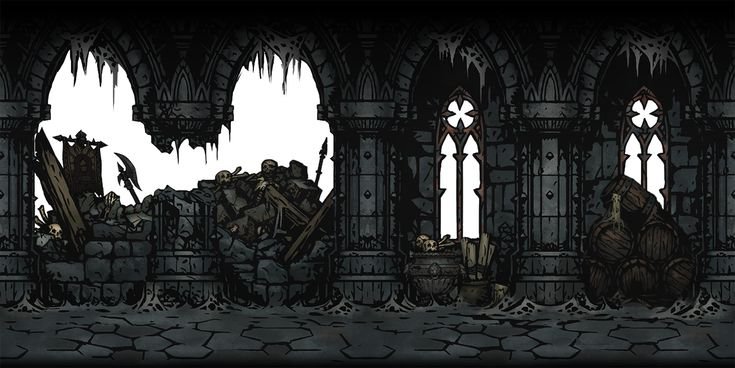 Darkest Dungeon локации Art