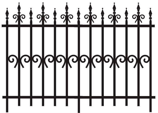 Кованый забор
