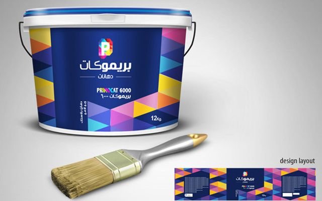 Этикетка краски