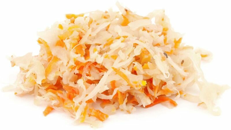 Капуста квашеная шинкованная с морковью