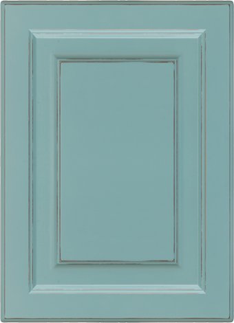 Бирюзовый фасад