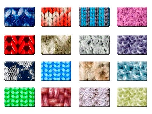 Кисть вязание для фотошопа