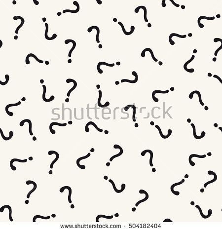 Знаки вопроса паттерн