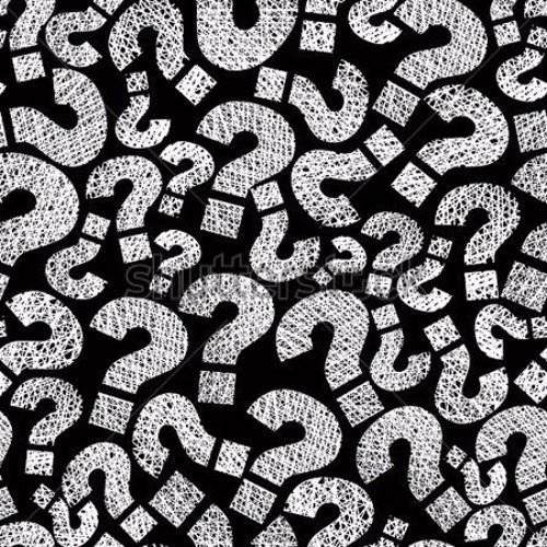 Знаки вопроса паттерн