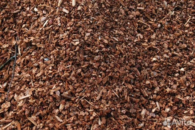 Мульча из сосновой коры, средняя фракция, сито 50 мм мешок 45л