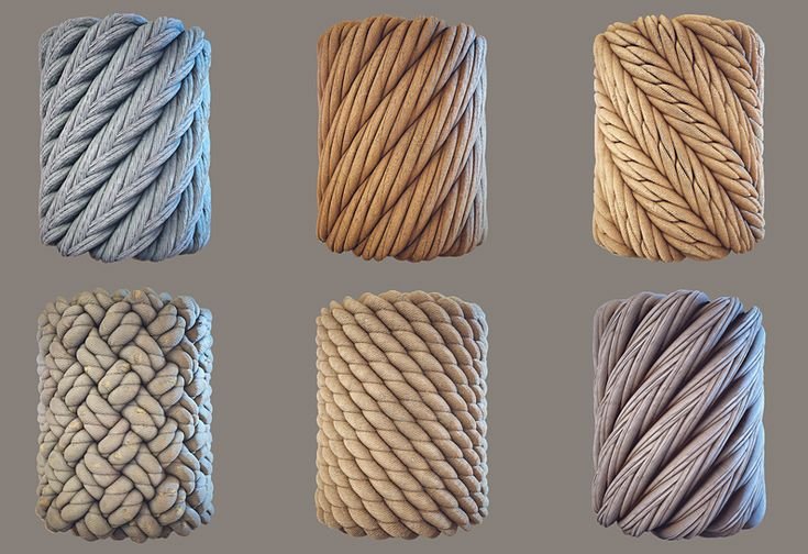 Текстура веревки для 3d Max
