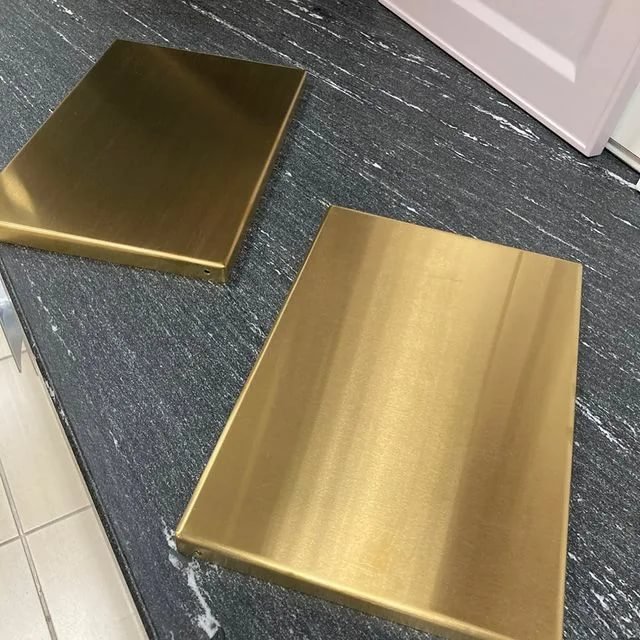 Ручка р2 2000/1800 *38 покрытие нитрид титана (золото)