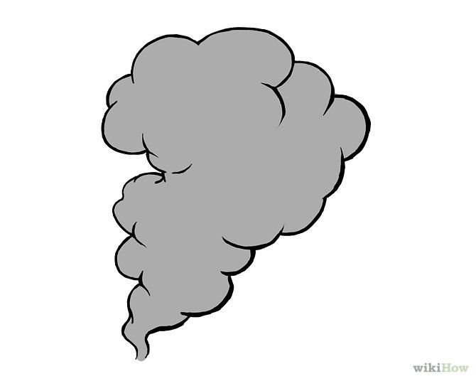 Нарисованный дым