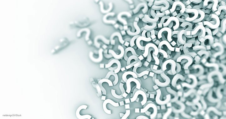 Много знаков вопроса