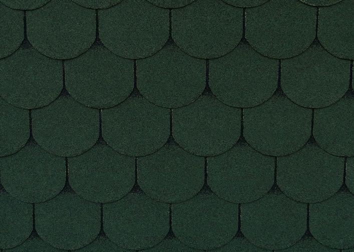 ROOFSHIELD гибкая черепица зеленая