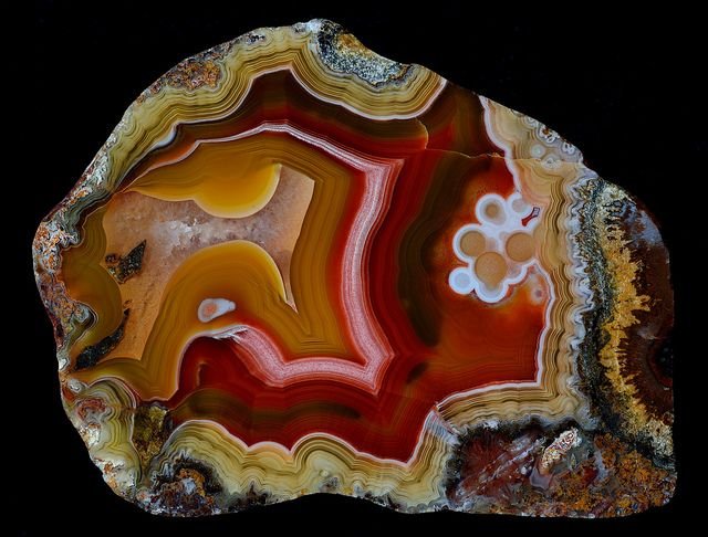 Агат жеода камень