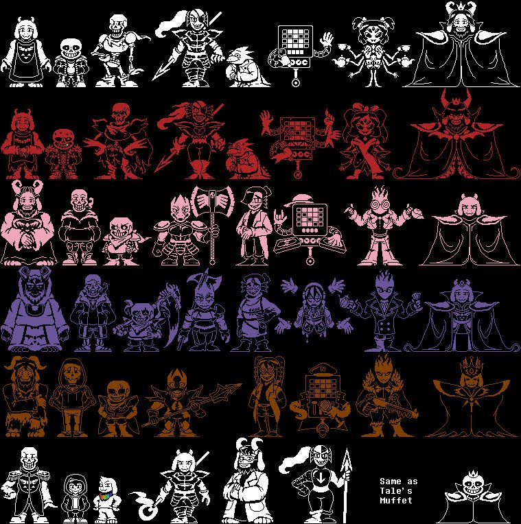 Андерфелл спрайты