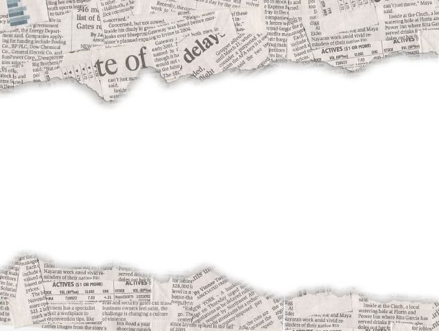 Обрывки газет