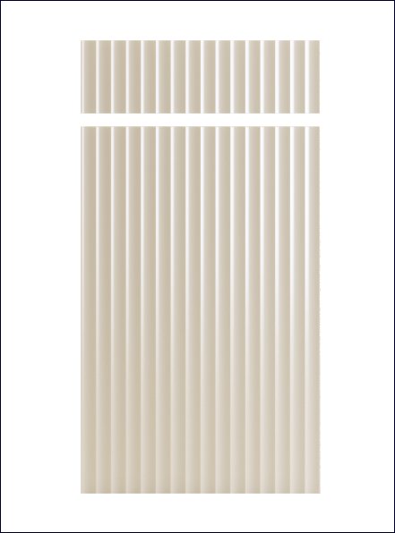 Реечный фасад 7024