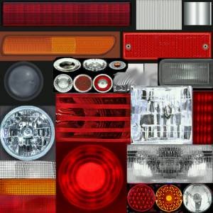 Текстура фары автомобиля