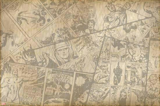 Фон для старого комикса