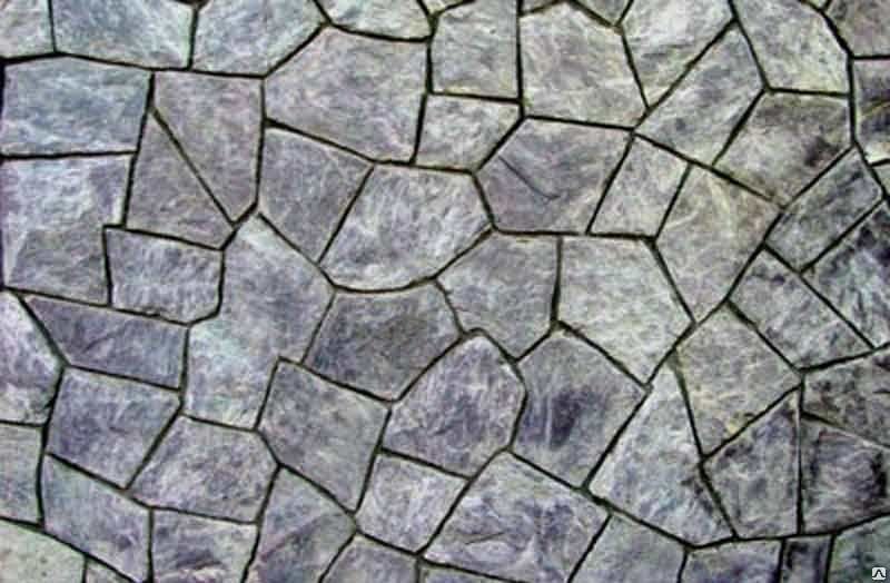 Плитняк шунгит мощение