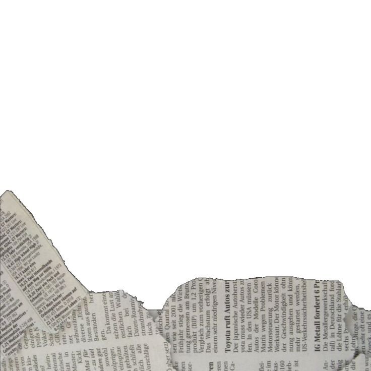 Обрывок бумаги на прозрачном фоне