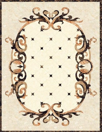 Плитка напольная Узорная