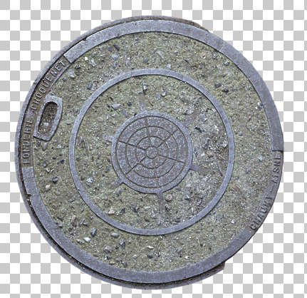 Люк колодца вид сверху