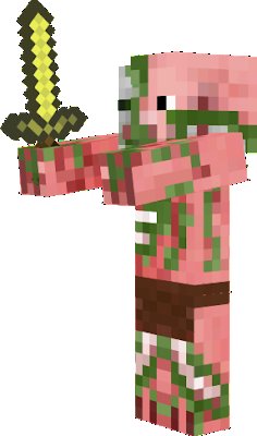 Зомби-свиночеловек майнкрафт