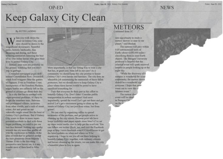 Порванная газета