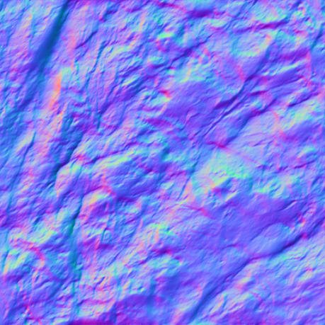 Normal Map камень