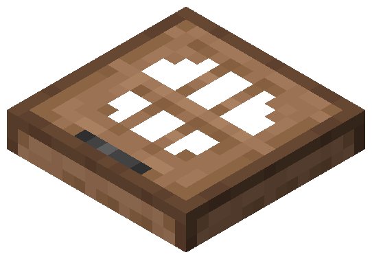 Еловый люк майнкрафт